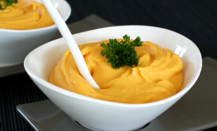 Purée onctueuse de patates douces
